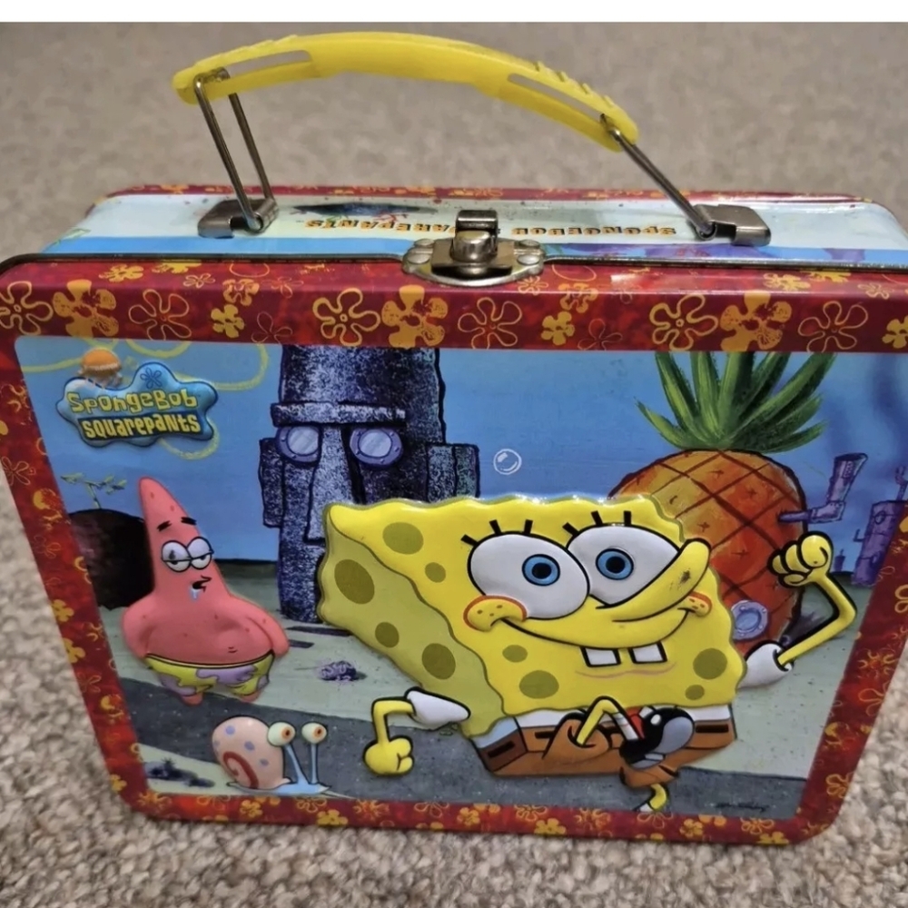 SpongeBob SquarePants Tin Lunch Box 2003